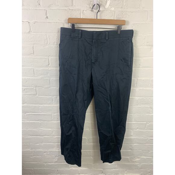 L.L.Bean Women's Standard Fit Chino Pant Cotton PLeg Black Size 36 - Picture 1 of 4